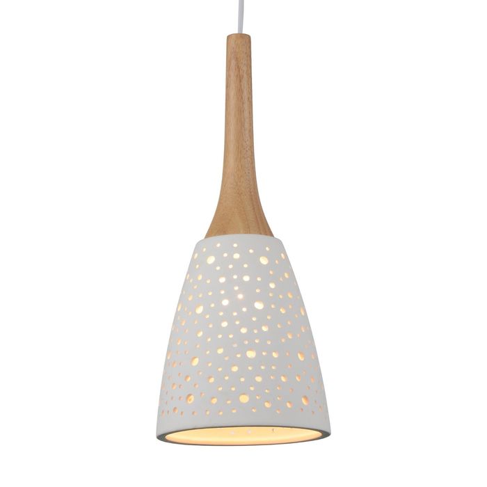 Светильник CLEMENZA 60Вт Е27 белый 17x17x110см