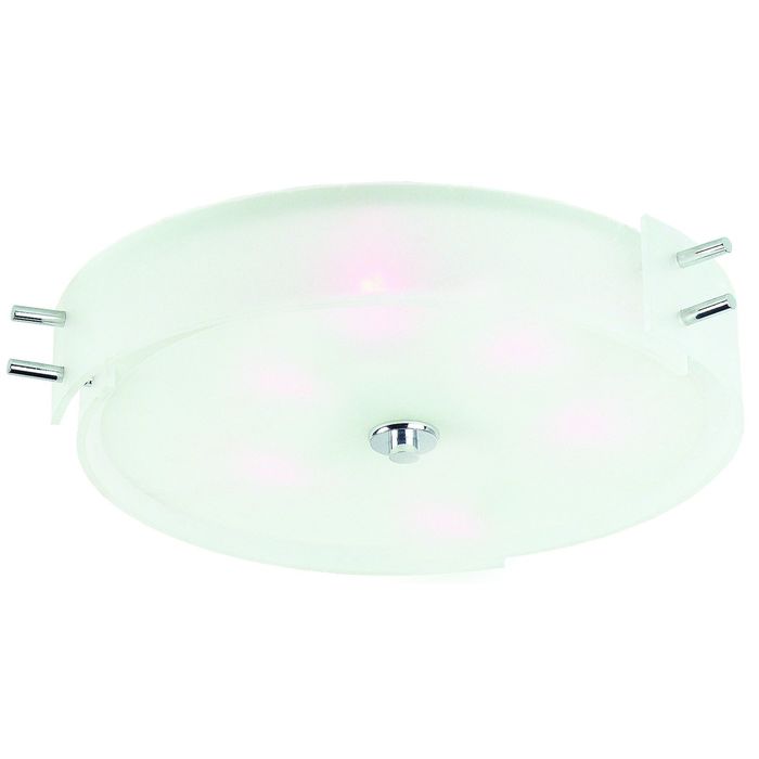 Люстра HEGIA 6x40Вт Е14 белый 57x57x11см