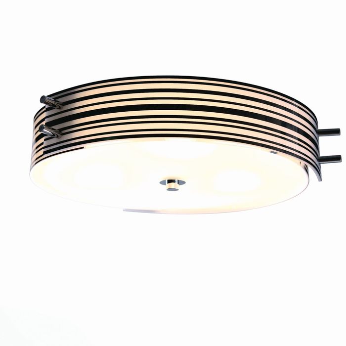 Люстра HEGIA 4x40Вт Е14 белый, черный 46x46x11см