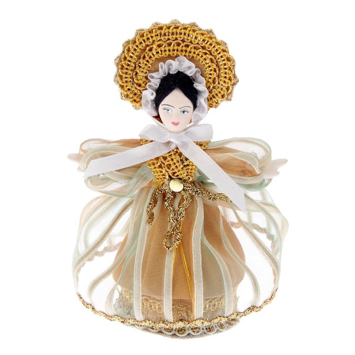 Авторская сувенирная кукла "Девушка в летнем наряде" 1-я пол.19 в.