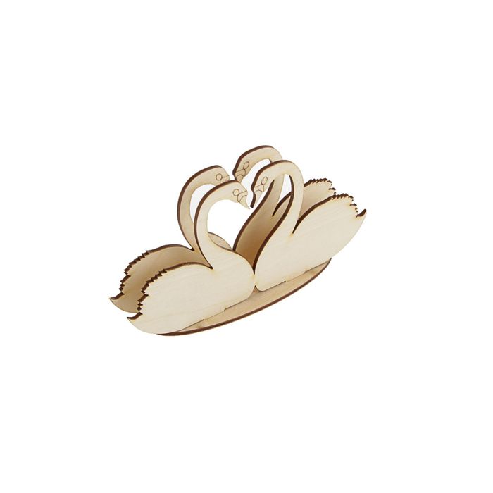 Заготовка "Салфетница лебеди поцелуй"