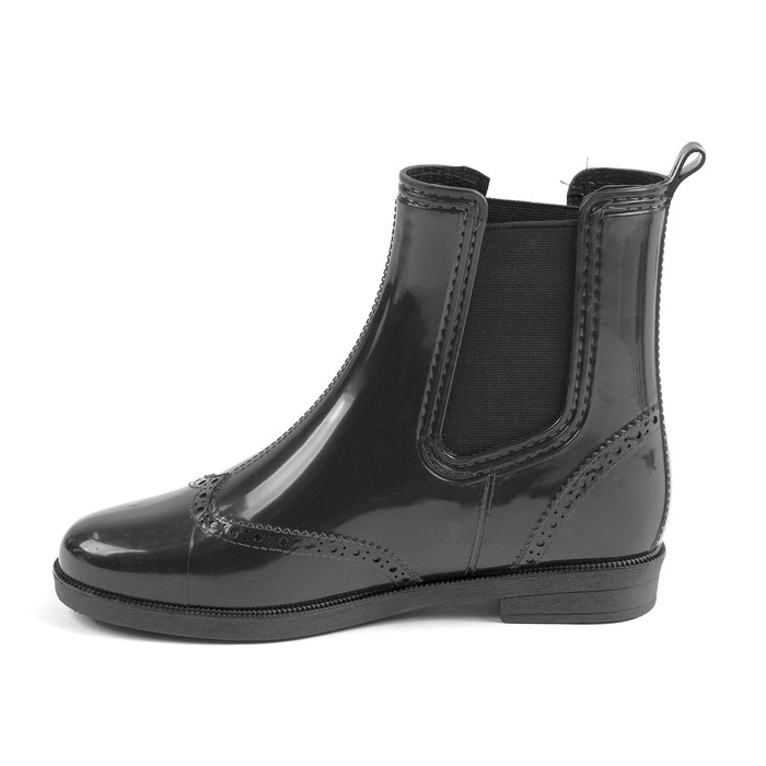 Сапоги (ботильоны) женские арт. 14 на резинке (черный) (р. 36)