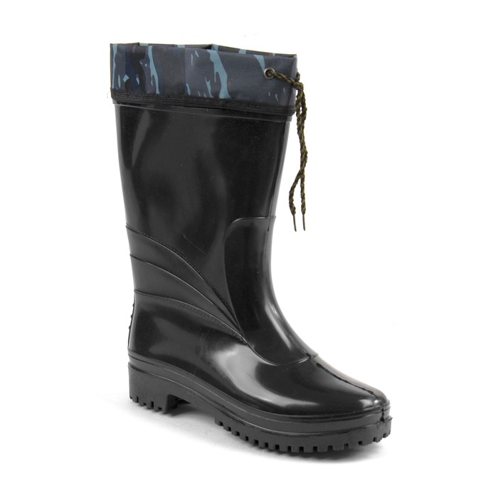 Сапоги подростковые арт. 102К с надставкой (черный) (р. 37)