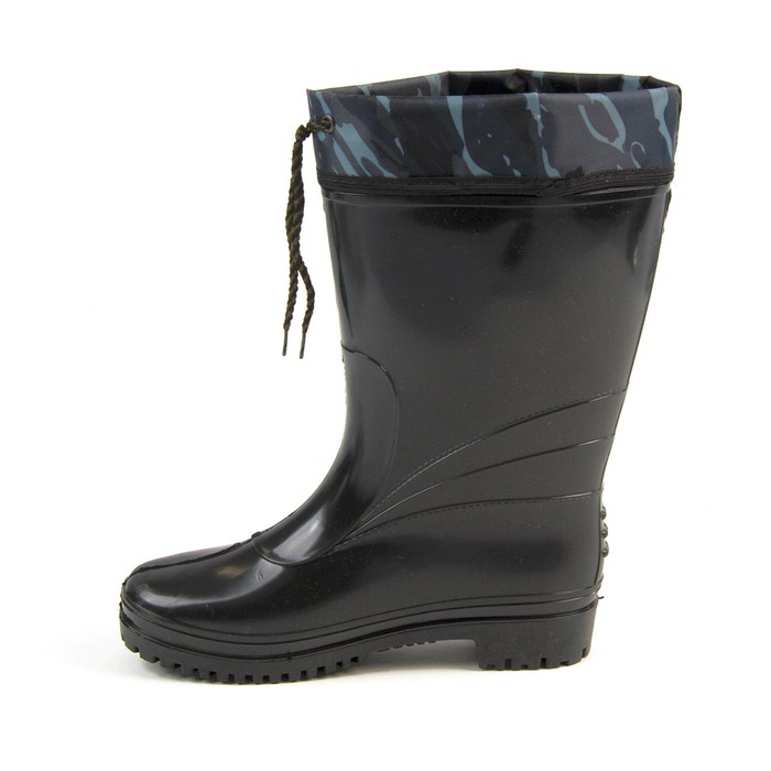 Сапоги подростковые арт. 102К с надставкой (черный) (р. 39)