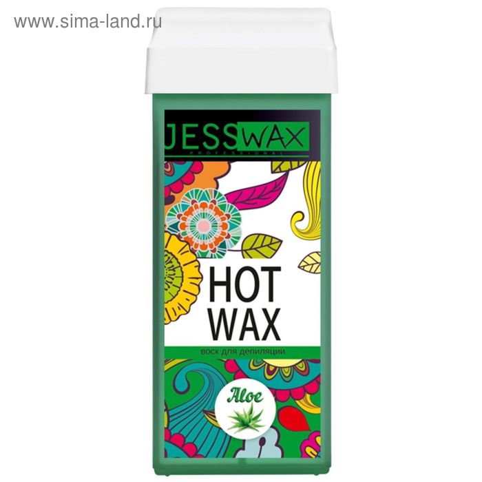 Воск для депиляции JessWax Aloe в картридже, 100 мл