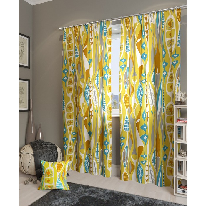 Шторы «Телус», размер 150х260 см - 2 шт