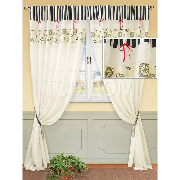 Шторы «Галеон», размер 146х280 см- 2 шт