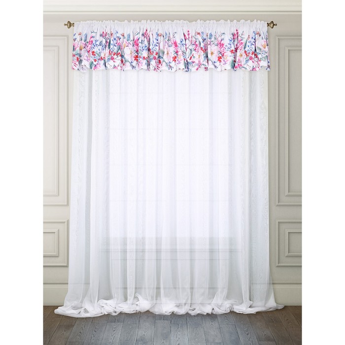 Комплект «Заури», вуаль 500х280 см-1 шт., ламбрекен 500х38 см-1 шт