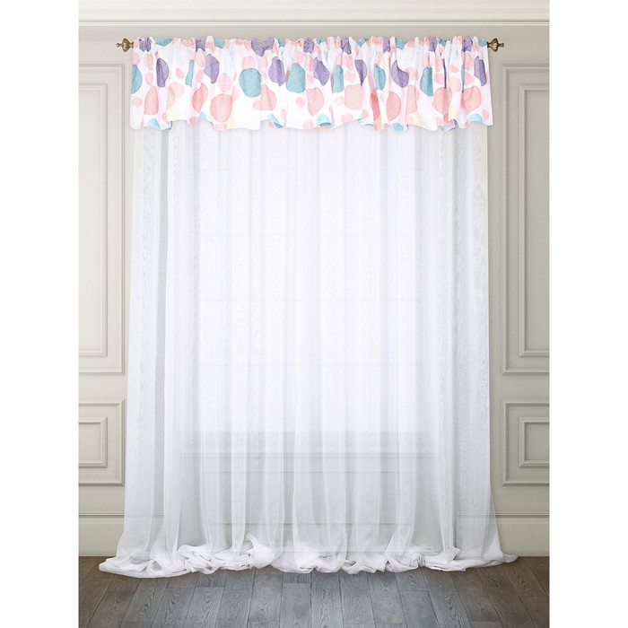 Комплект «Ромира», вуаль 500х280 см-1 шт., ламбрекен 500х38 см-1 шт