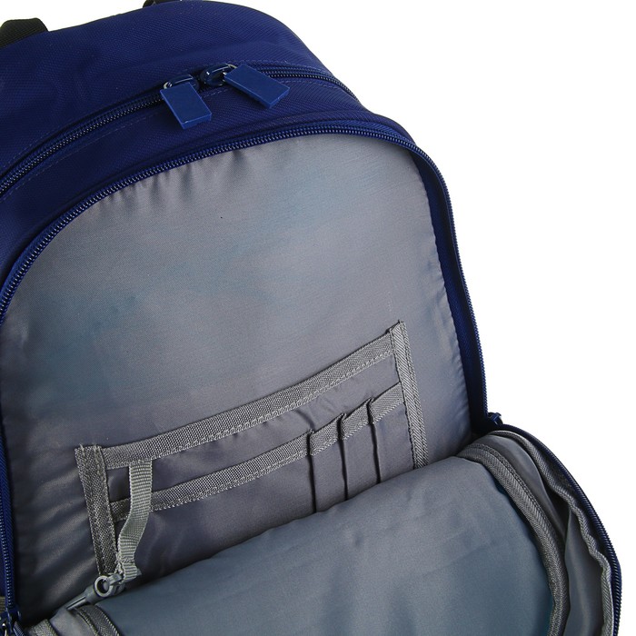 Рюкзак молодежный эргономичная спинка Пиксель 4ALL CASE 41*27*19 см RT63-01N, тёмно-синий