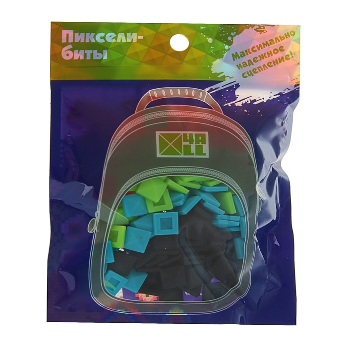 Рюкзак молодежный эргономичная спинка Пиксель 4ALL CASE 41*27*19 см RT63-01N, тёмно-синий