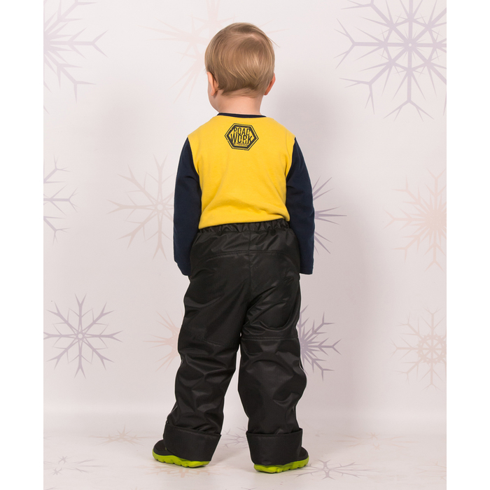 Брюки для мальчика "ГЛЕБ", рост 110 см (56), цвет чёрный Б10016-03