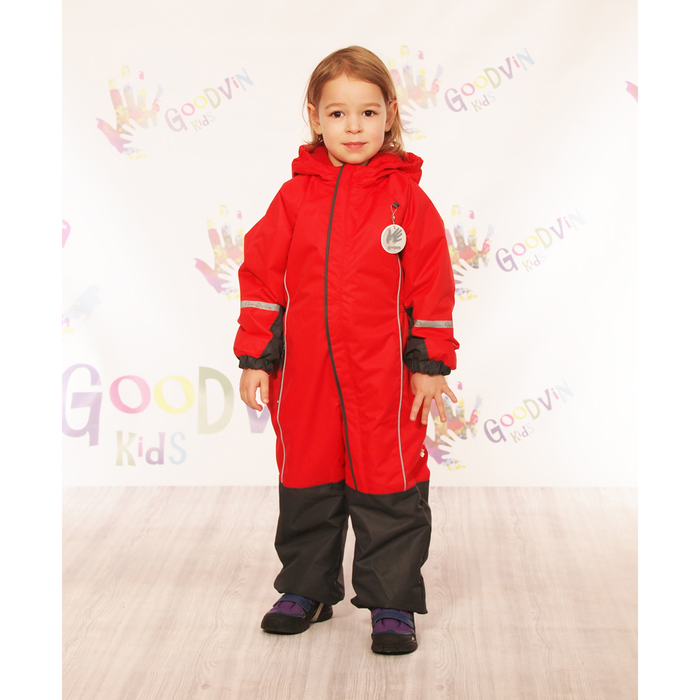 Комбинезон для девочки "МИЛА", рост 92 см (52), цвет красный КМ21117-11_М