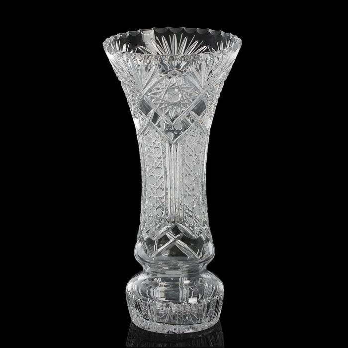 Ваза хрустальная "Фейерверк" 7*7*38 см