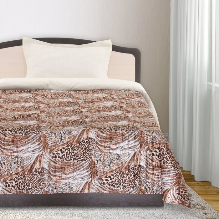 Покрывало АТЛАС рис 11 леопард 200х205 см, п/э 110 г/м2