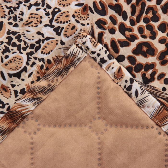 Покрывало АТЛАС рис 11 леопард 240х205 см, п/э 110 г/м2