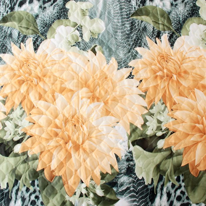 Покрывало АТЛАС рис 13 сер/пион 180х205 см, п/э 110 г/м2