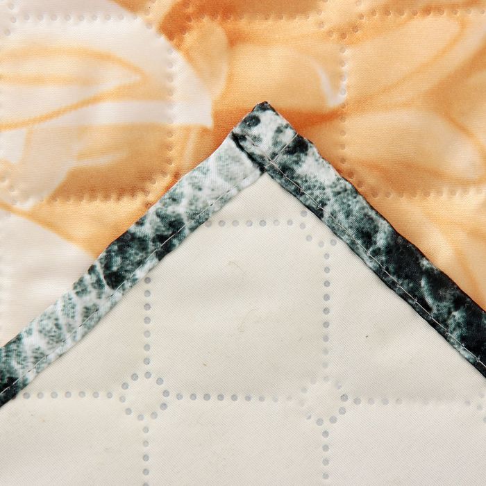 Покрывало АТЛАС рис 13 сер/пион 200х205 см, п/э 110 г/м2