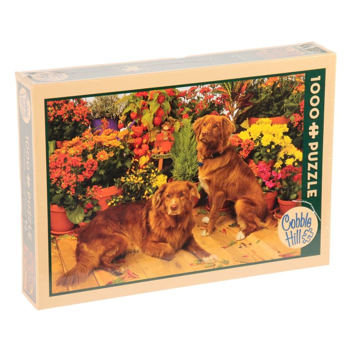 Пазлы "Собаки в оранжерее", 1000 элементов