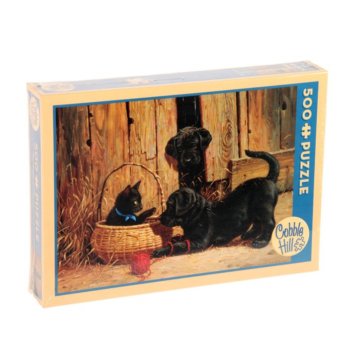 Пазлы "Любопытные щенки", 500 элементов