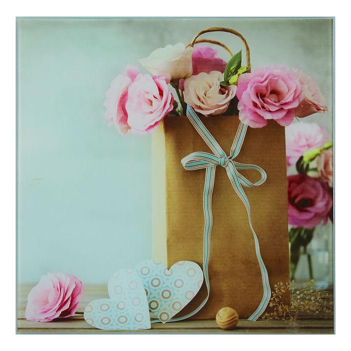 Картина на стекле "Подарок для любимой"