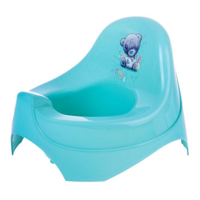 Горшок детский Me To You, с аппликацией, цвет зелёный