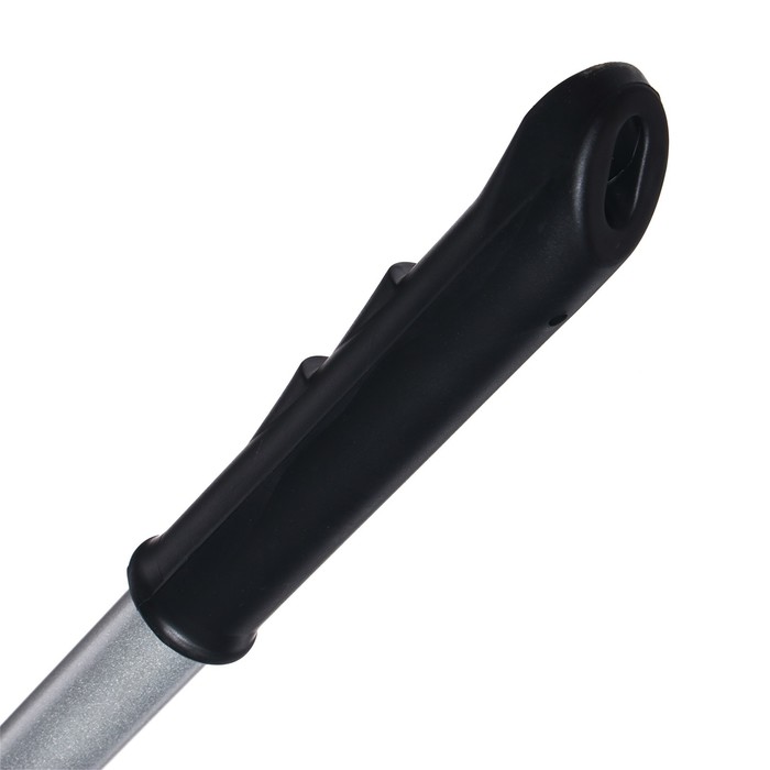 Грабли веерные, пластинчатые, 22 зубца, металл, алюминиевый черенок, «Форсаж»