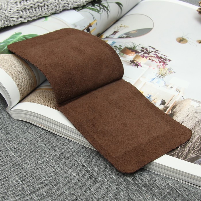 Зажим для купюр, с металлическим держателем, цвет коричневый матовый