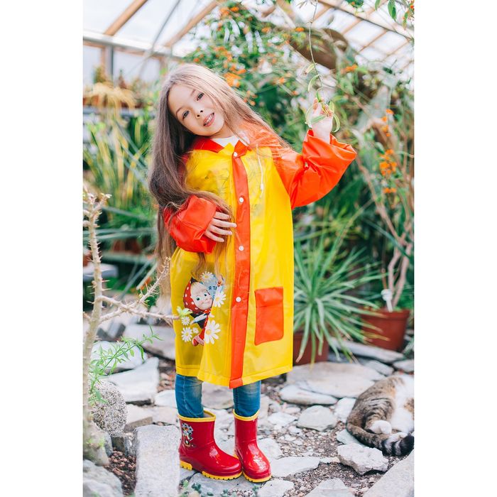 Сапоги детские ПВХ Disney арт. DRK00490-22-11-05 (бордо/желтый) (р. 30)