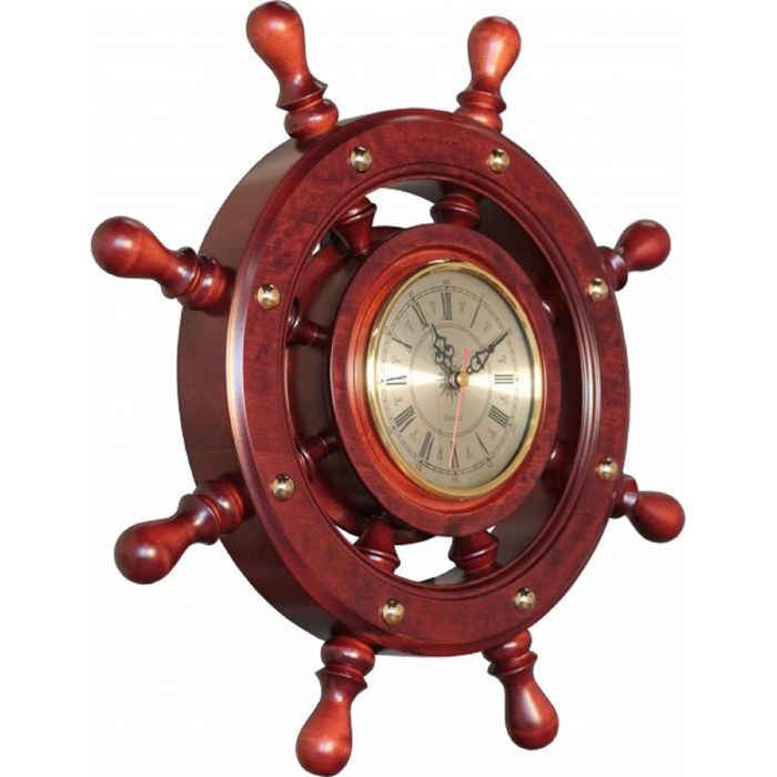 Штурвал сувенирный С6 часы