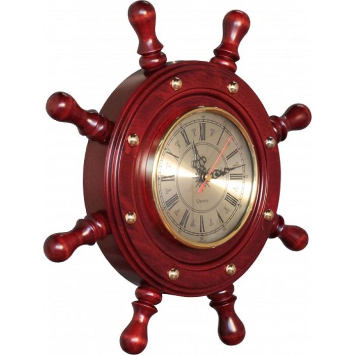 Штурвал сувенирный С8 часы