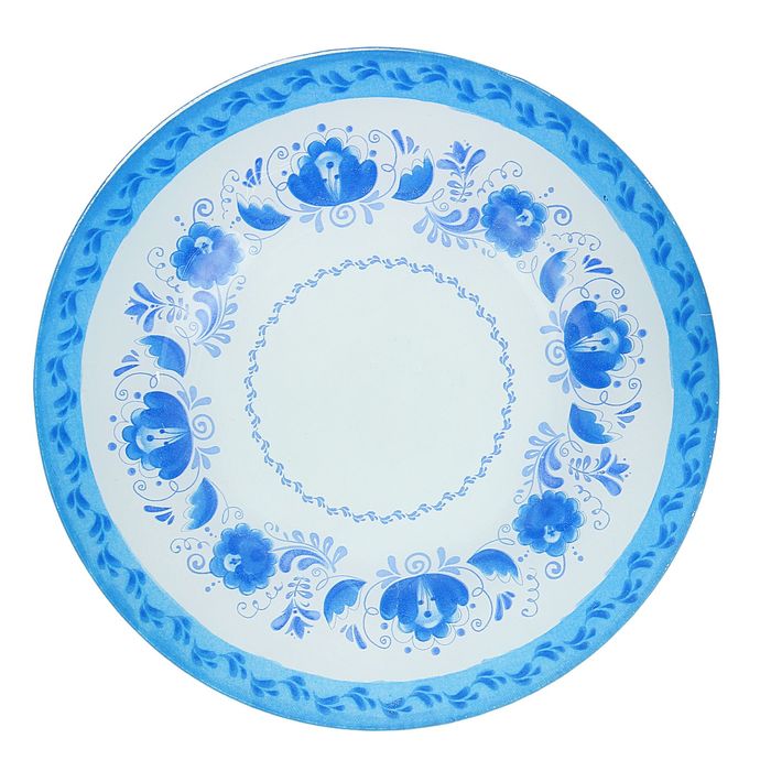 Тарелка десертная 20 см "Гжель"