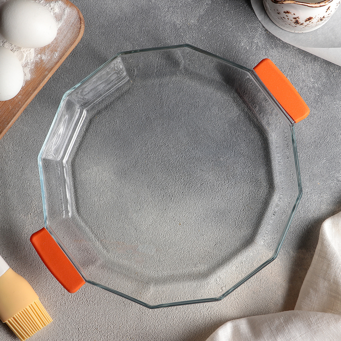 Форма для запекания 1 л, 27,9х23,8х3,5 см, с ручками