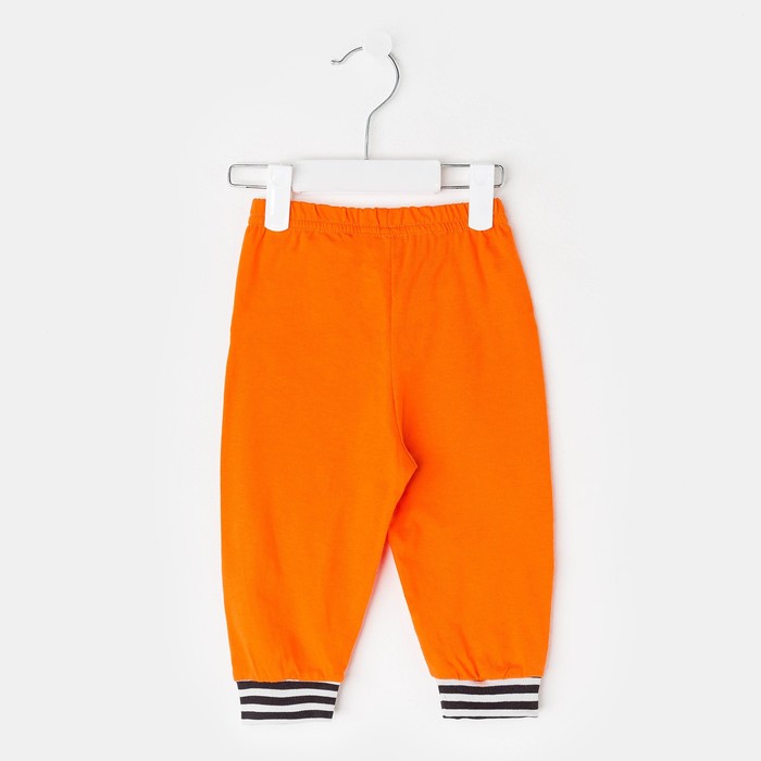 Брюки для девочки, рост 74 см, цвет оранжевый 233110-3_М