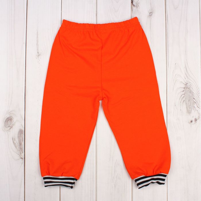 Брюки для девочки, рост 74 см, цвет оранжевый 233110-3_М