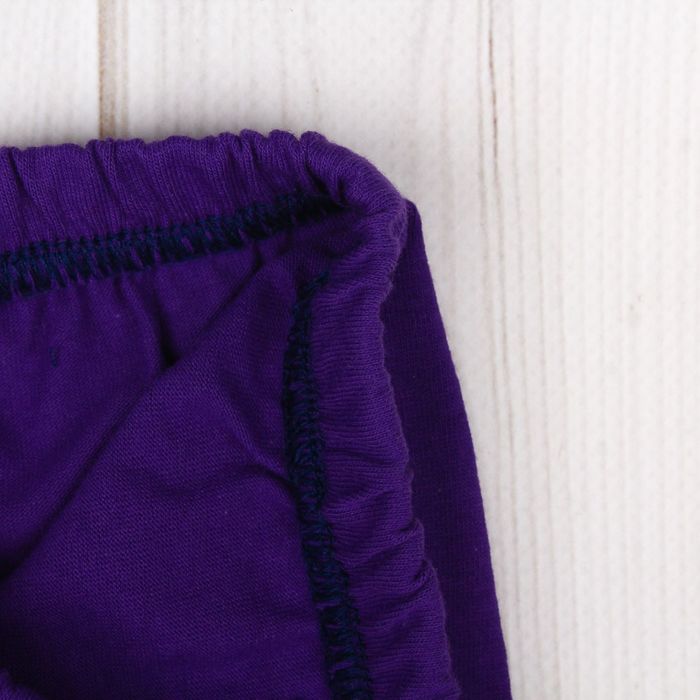 Брюки для мальчика, рост 74 см, цвет фиолетовый 233110-6_М