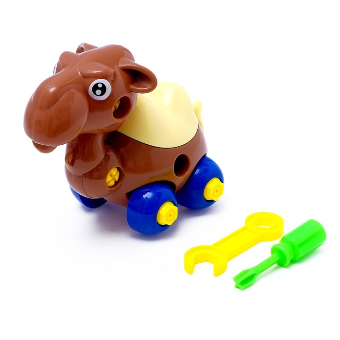 Конструктор отвёрточный «Верблюд», 27 деталей, цвета МИКС