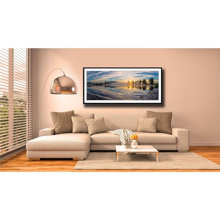 Картина-панорама "Вид на реку"