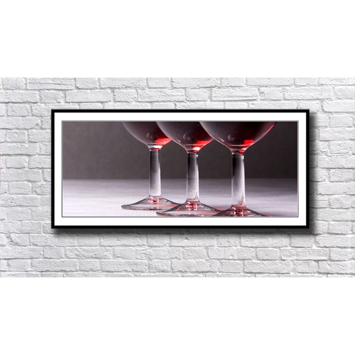 Картина-панорама "Винные бокалы"