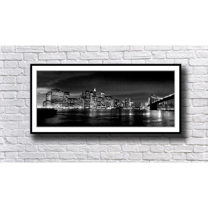 Картина-панорама "Чёрно-белый Сан-Франциско"