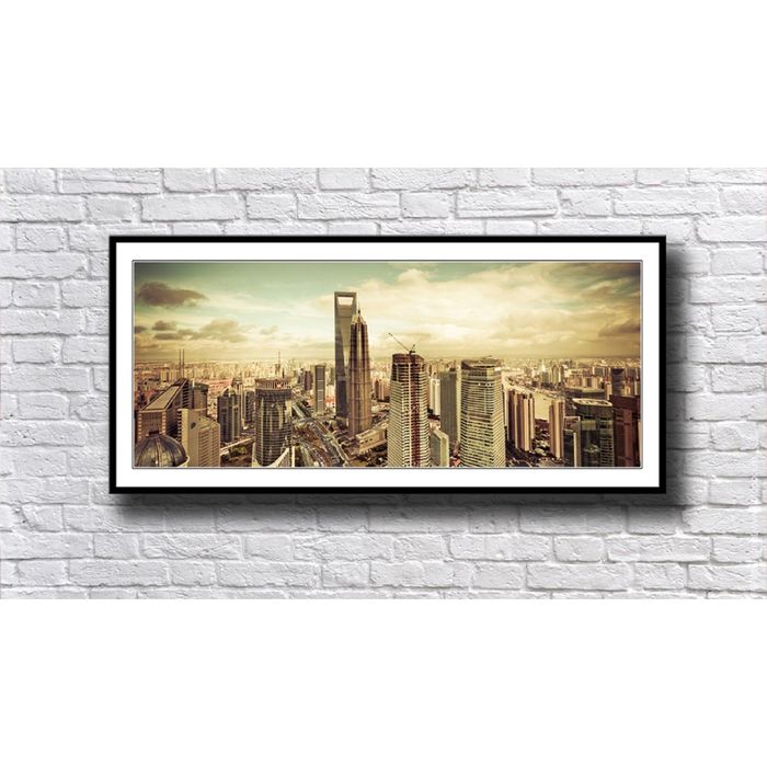 Картина-панорама "Величественные высотки"