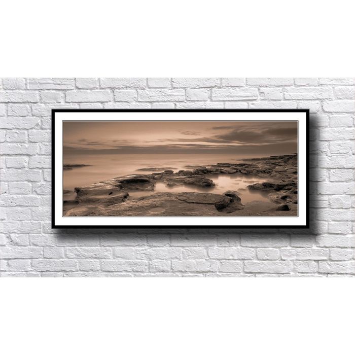 Картина-панорама "Каменистый берег"