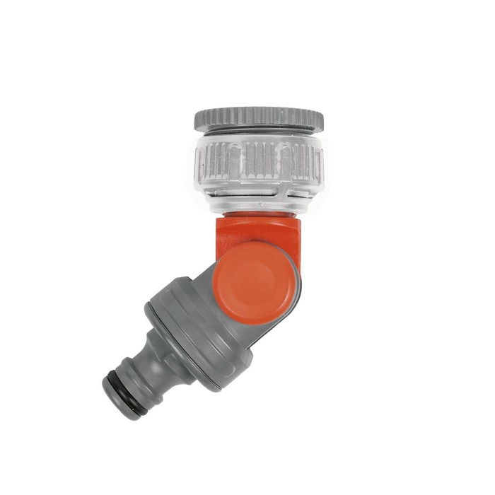 Штуцер, внутренняя резьба, шарнирный, 1/2" (12 мм) — 1" (25 мм), пластик, GARDENA