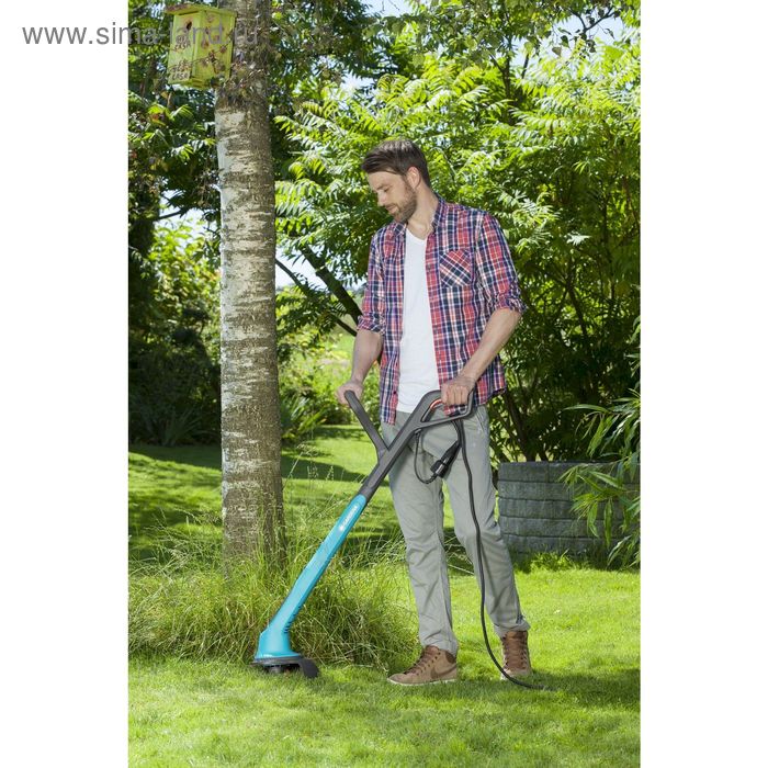 

Триммер электрический GARDENA Small Cut Plus 350/23, 350Вт, леска 1.6мм, скос 23 см