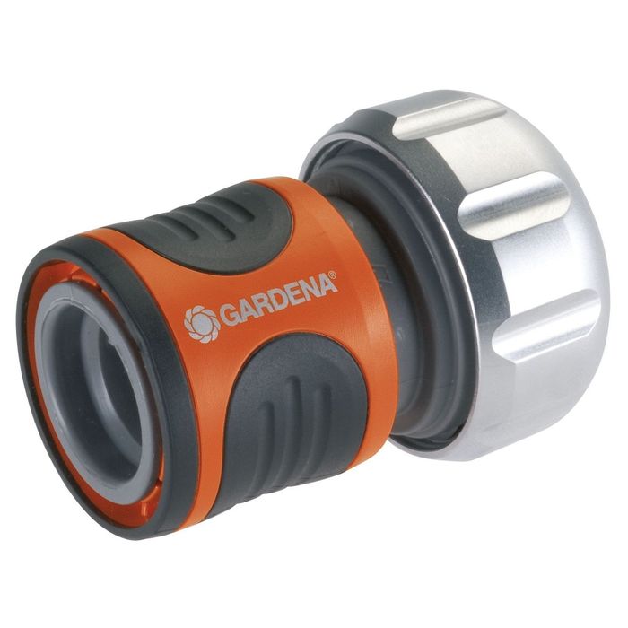 Коннектор с автостопом, 3/4" (19 мм), пластик, металл, GARDENA Premium