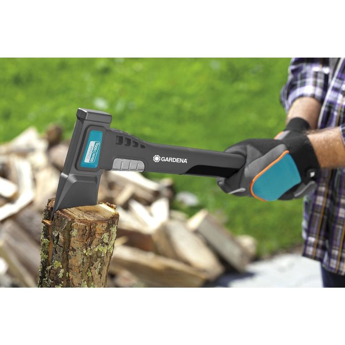 Топор-колун, 1900 г , в сборе, металлическое топорище