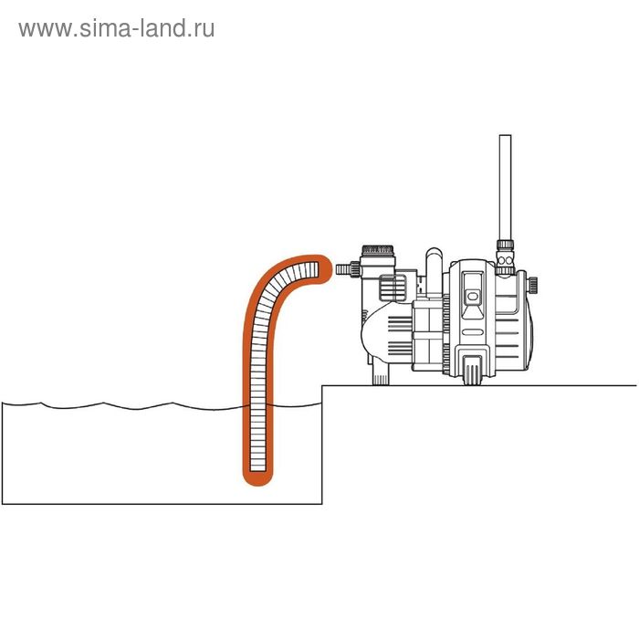 

Шланг заборный, ПВХ, d = 19 мм (3/4"), L = 50 м, 3-слойный, армированный, GARDENA