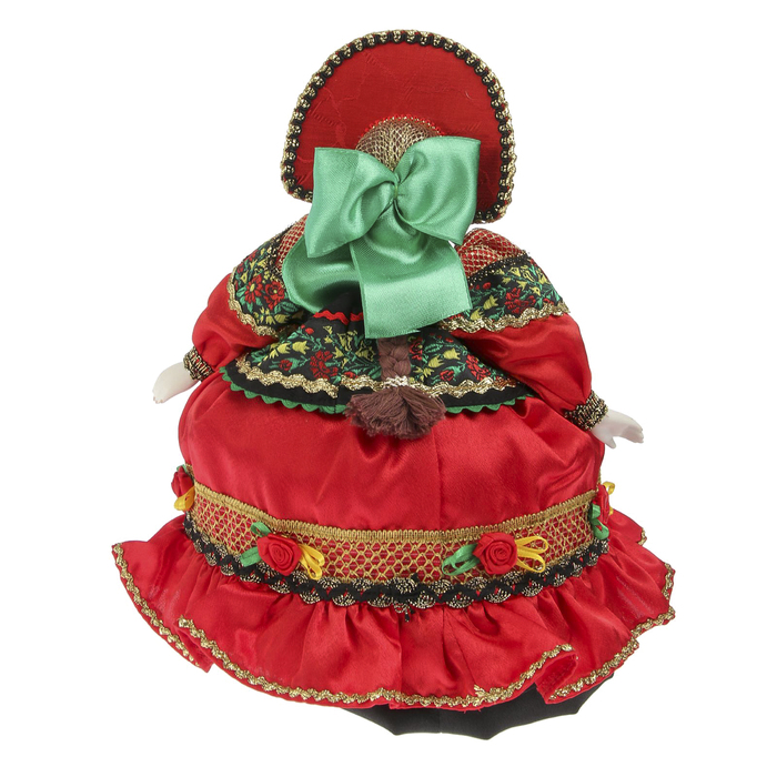 Сувенирная кукла на чайник "Параскева" высота 40 см, грелка 20х20 см