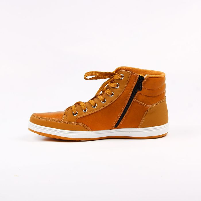 Кроссовки мужские, размер 43, цвет рыжий (арт. 896-6)