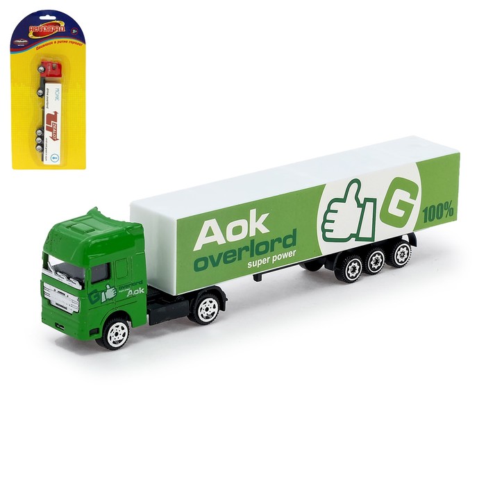 Машина металлическая "Грузовик", масштаб 1:64, МИКС